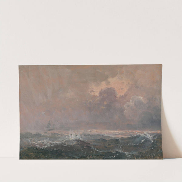 Marinestudie (1874) by Carl Frederik Sørensen