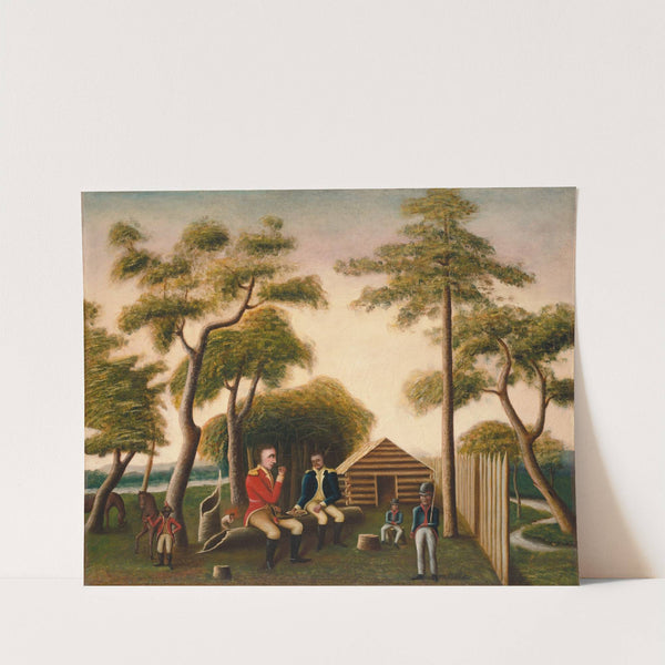 Marion Feasting the British Officer on Sweet Potatoes (1848) by George Washington Mark