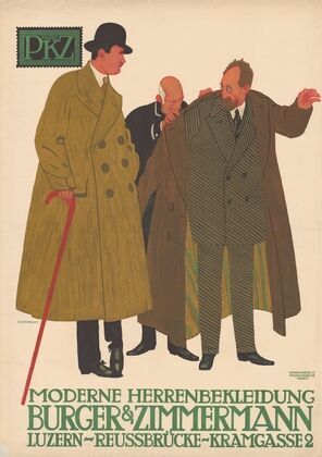 Marke PKZ – Moderne Herrenbekleidung – Burger & Zimmermann (1911)