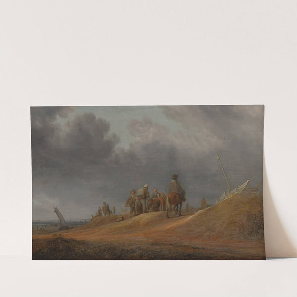 Market by the Seashore by Salomon van Ruysdael