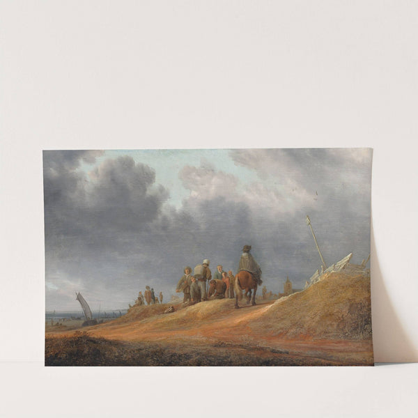 Market by the Seashore by Jacob Salomonsz. van Ruysdael