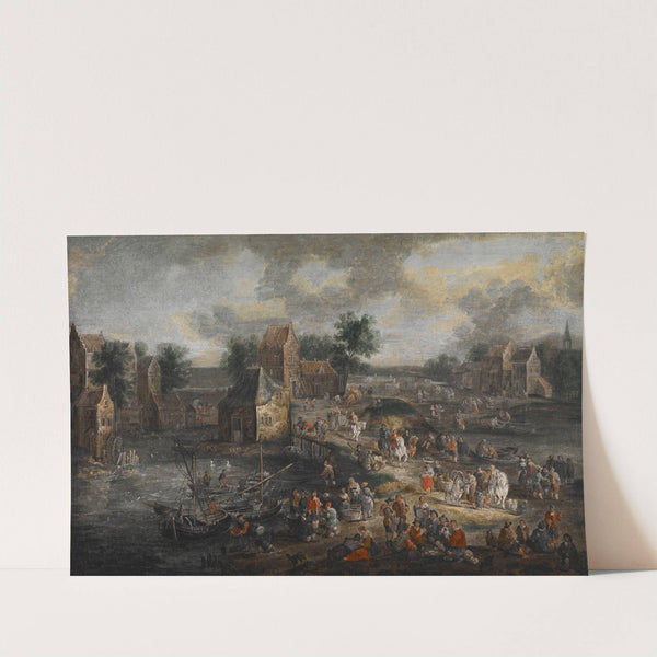 Market Day by Adriaen Frans Boudewijns