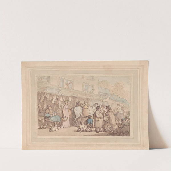 Market day by Thomas Rowlandson