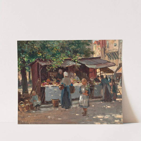 Market day, Bruges by William Kay Blacklock