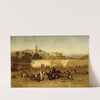 Market Day Outside The Walls Of Tangiers, Morocco by Louis Comfort Tiffany