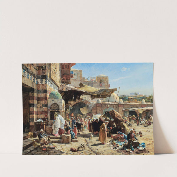 Market In Jaffa by Gustav Bauernfeind