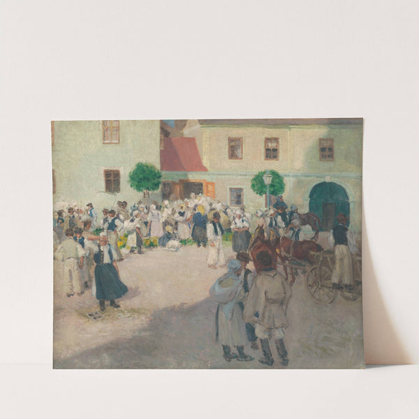 Market in Myjava (1903) by Miloš Jiránek