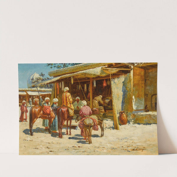 Market in Tashkent by Richard Karlovich Zommer