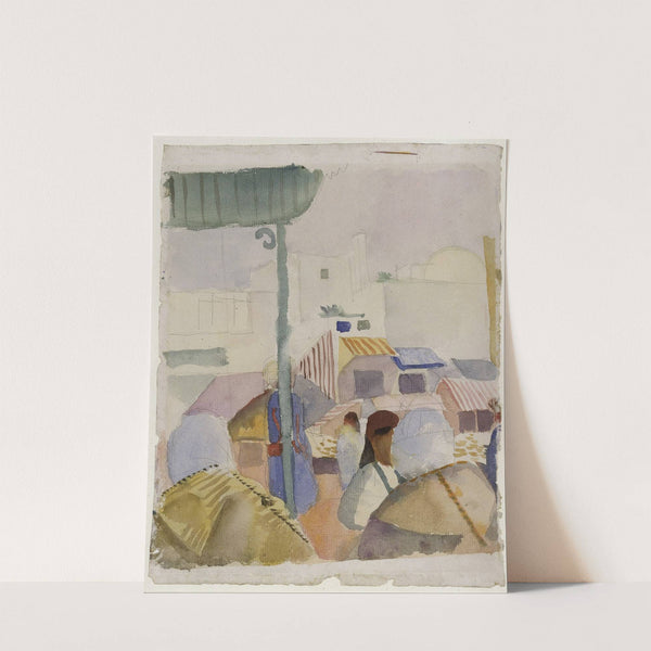 Market in Tunis II (1914) by August Macke