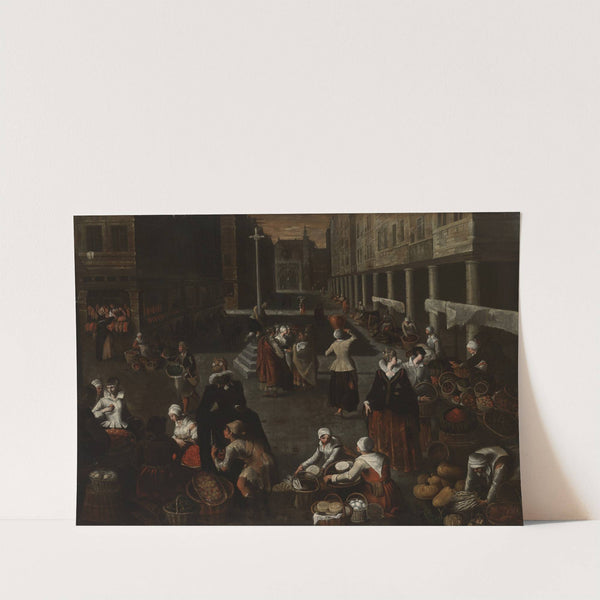 Market Scene (ca. 1590) by Hendrick Van Steenwijk The Elder