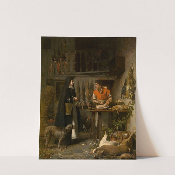 Market Scene in the 17th Century by Florent Willems