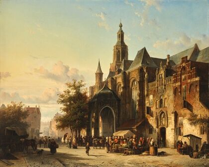Market Square, Nijmegen (1849)