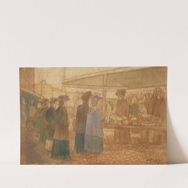 Market Square Scene by Jalmari Ruokokoski