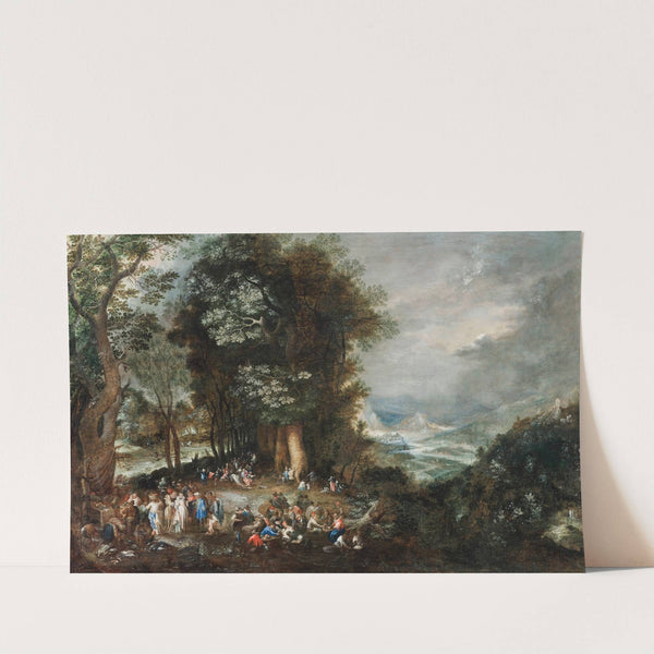 Marketenderlager am Waldrand by Johann Jakob Hartmann