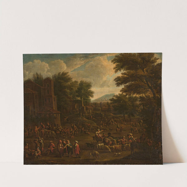 Marketplace by Peeter van Bredael