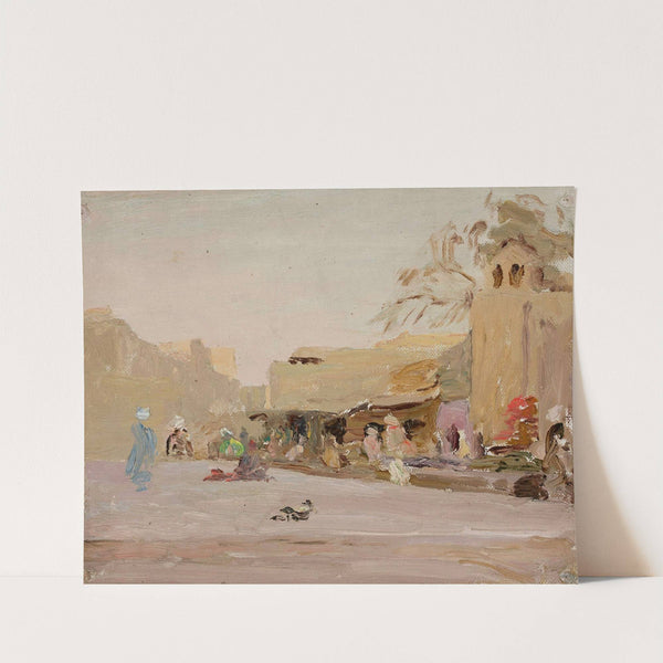 Marketplace in Bukhara. From the journey to Turkestan by Jan Ciągliński