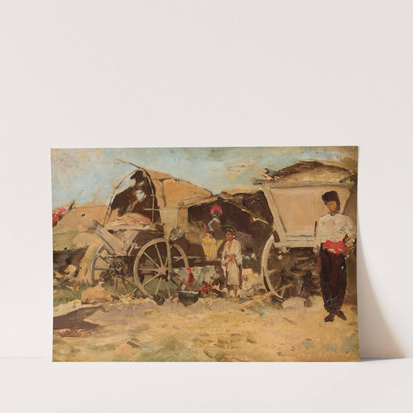 Marketplace in Dobruja by Tadeusz Ajdukiewicz