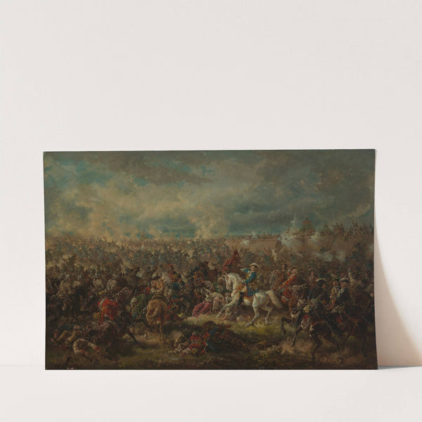 Markgraf Ludwig Wilhelm von Baden in der Schlacht bei Salankamen, 1691 by Friedrich Kaiser