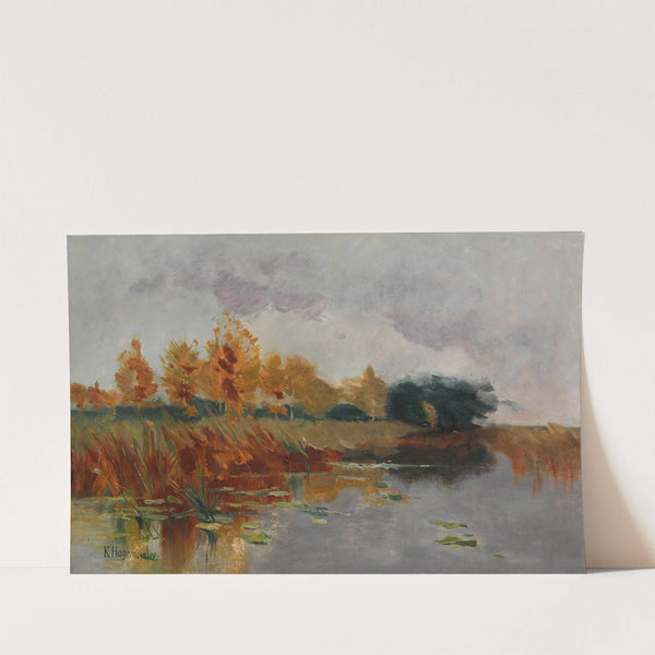 Märkische Seenlandschaft am Schwielowsee (1893) by Karl Hagemeister