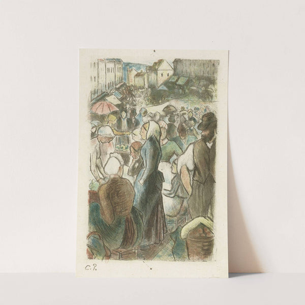 Markt in Gisors (1894) by Camille Pissarro