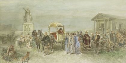 Marktplaats met Romeinen en Batavieren (1889)