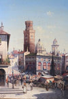 Marktplatz in Bologna