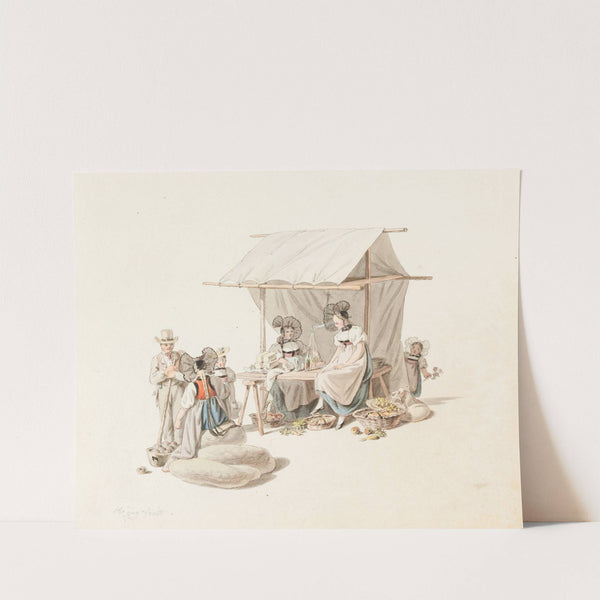 Marktstand in Bern by Franz Niklaus König