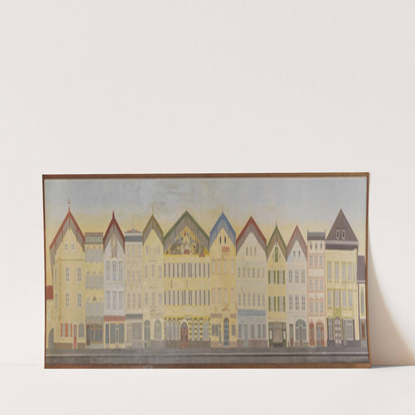 Marktstraße in Bad Tölz (1934) by Carl Grossberg