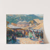 Markttreiben in Sarejewo by Helene Dom-Komers