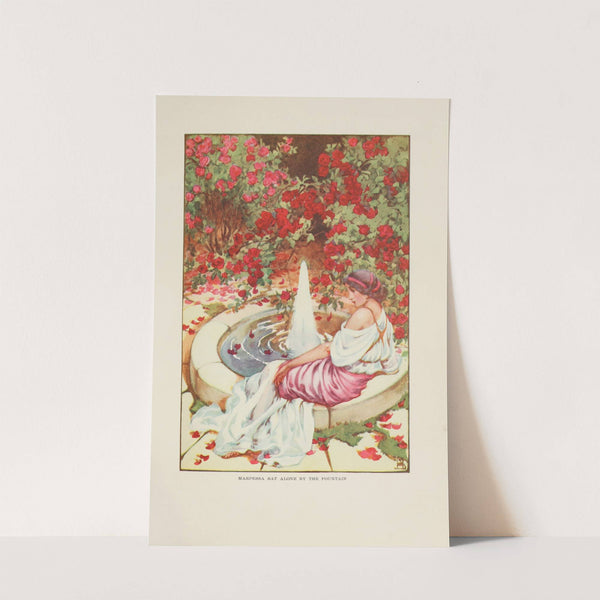 Marpessa sat alone by the fountain by Helen Stratton