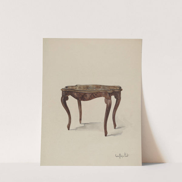 Marquetry Table, Showing Style by Geoffrey Holt