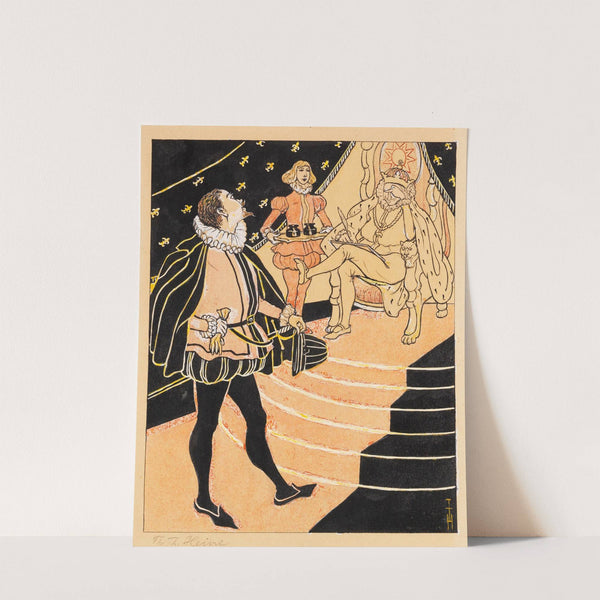 Marquis Posa - Sire, geben Sie Ihren Gedanken nicht zuviel Freiheit by Thomas Theodor Heine