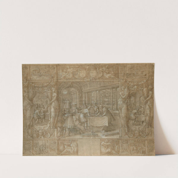 Marriage of Henry II and Catherine de’ Medici, The Dowry by Antoine Caron