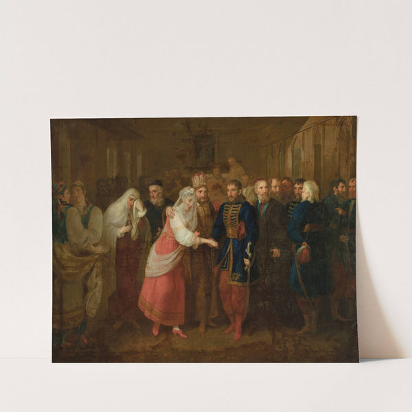 Marriage of Mieszko and Dobrawa by Józef Peszka