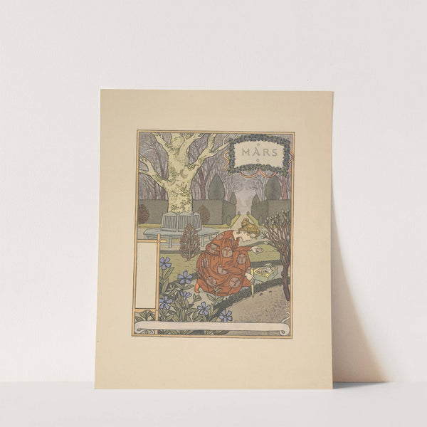 Mars (1894-1896) by Eugène Grasset
