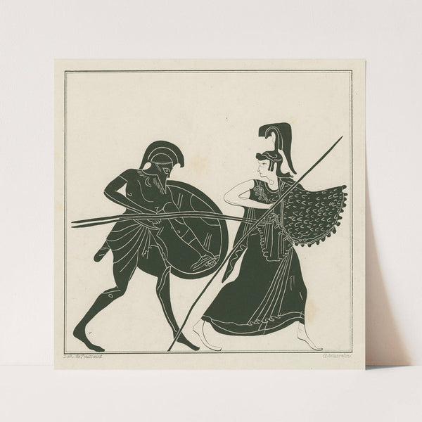 Mars and Minerva (1844-1861) by Alexis Louis Pierre Housselin