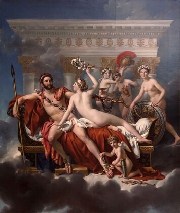Mars Being Disarmed By Venus — size preview
