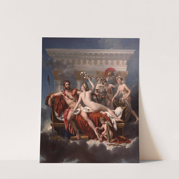 Mars Being Disarmed By Venus by Jacques Louis David