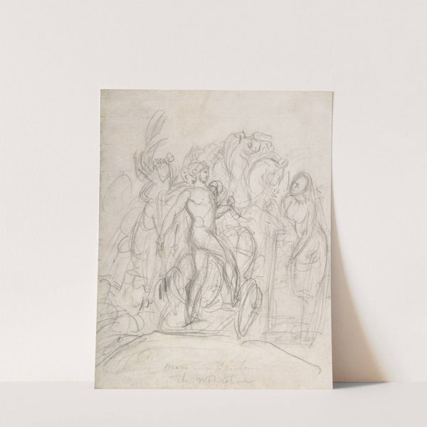 Mars Crowned by Victory and Listening to Moderation by Antoine-Jean Gros