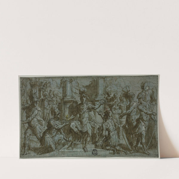 Mars Distributing the Victor’s Wreaths (1560-65) by Andrea Semino