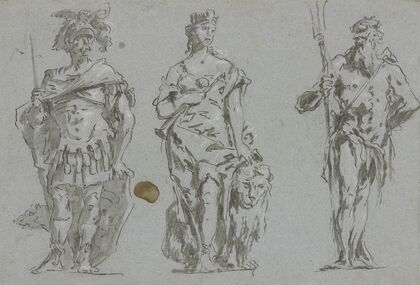 Mars, Venezia und Neptun (Scheinskulptur)