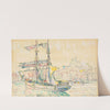 Marseille. Voilier (circa 1930) by Paul Signac