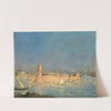 Marseilles Harbour with a Lighthouse (c.1887) by Antoine Vollon