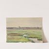 Marsh Landscape with Boats by Anonymous