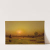 Marsh Sunset, Newburyport, Massachusetts (1870s) by Martin Johnson Heade