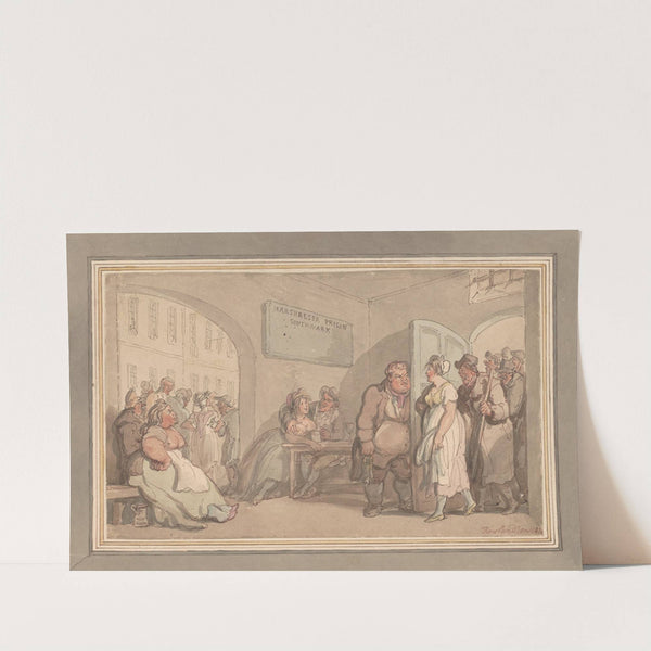 Marshalsea Prison by Thomas Rowlandson