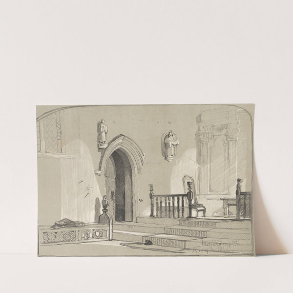 Marsham Ch. Nov. 9th 1841. by Miles Edmund Cotman