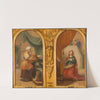Marthe et Marie (1842) by Henri Auguste Calixte César Serrur