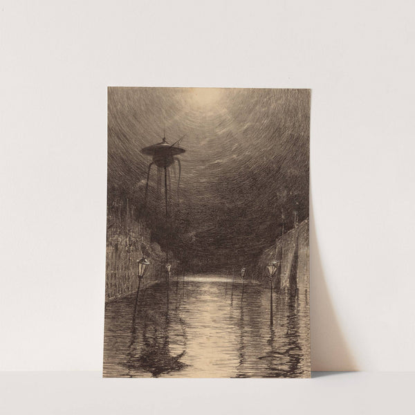 Martian Machine Over the Thames by Henrique Alvim Corrêa