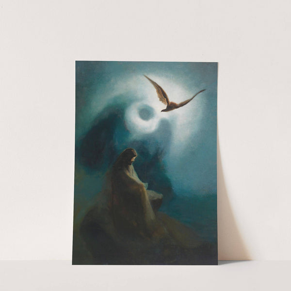 Martyr And Crucified, Son Helios by Karl Wilhelm Diefenbach